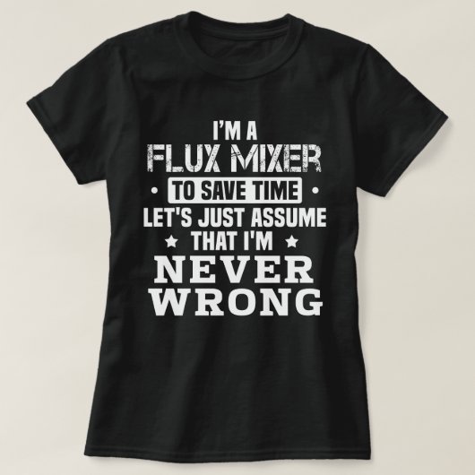 T-shirt Mélangeur de flux (Design devant)