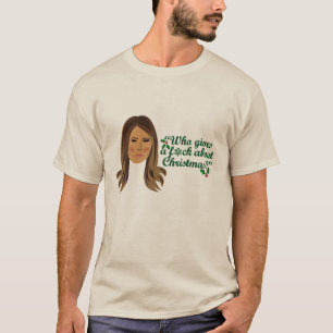 T-shirt Melania Trump qui fout Noël