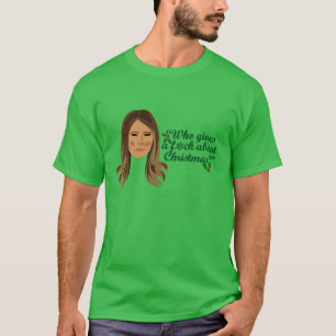 T-shirt Melania Trump qui fout Noël