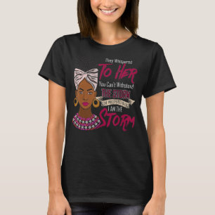 T-shirt Melanin Afro Histoire des Noirs Femmes Africaines-
