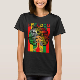 T-shirt Melanin Black Girl Magic JunetDix Liberté