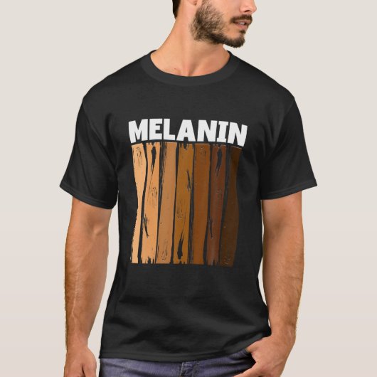 T-shirt Melanin Black History Month Africa (Devant)