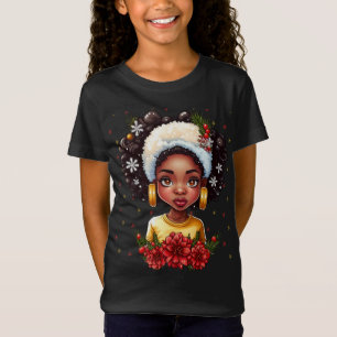 T-Shirt Melanin Christmas Love Black Girl Magic Sista T-Sh