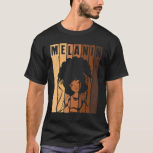 T-shirt Melanin Every Shade Slays Mois de l'histoire des N