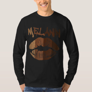 T-shirt Melanin Lip Kiss BLM BHM Black History Afro Pride