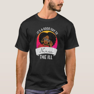 T-shirt Melanin Nursing C'est un bon jour pour allaiter Bl