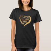 T-shirt Melanin Power Poing Coeur Noir Histoire Mois BLM A (Devant)