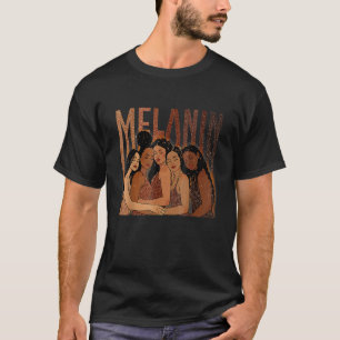 T-shirt Melanin Princess African American Girls Black Hist