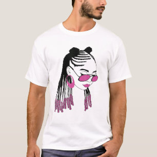 T-shirt Melanin Princess Femmes Africaines Américaines Noi