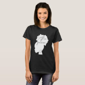 T-shirt Melanin Queen Afro Queen (Devant entier)