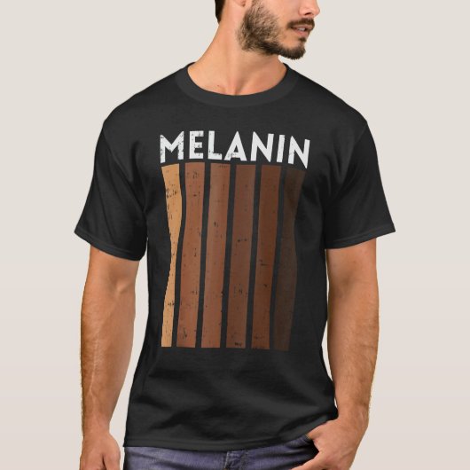 T-shirt Melanin Shades Black History Pride African America (Devant)
