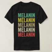 T-shirt Melanin Vêtements Cadeaux Hommes Femmes Afro Ameri (Design devant)