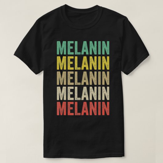 T-shirt Melanin Vêtements Cadeaux Hommes Femmes Afro Ameri (Design devant)