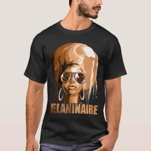 T-shirt Melaninaire Femmes Melanin Poppin Black History Gi