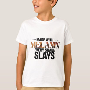 T-shirt Mélanine Chaque Nuance Tue Cheveux Naturels Reine