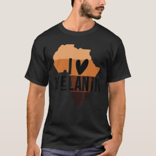 T-shirt Mélanine Chaque Ombre Étouffe Aimer Votre Peau Noi