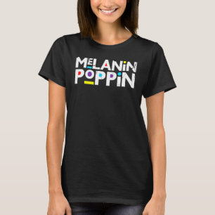T-shirt Mélanine Poppin Détresse Reines Noires Sistas Femm