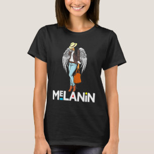T-shirt Mélanine Poppin Détresse Reines Noires Sistas Femm