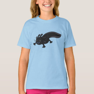T-shirt Mélanoïde bleu Axolotl