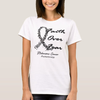 T-shirt Melanoma Cancer Sensibilisation À La Peur - Dans C