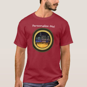 T-shirt Melbourne Australie Lumières CBD au-dessus du pont