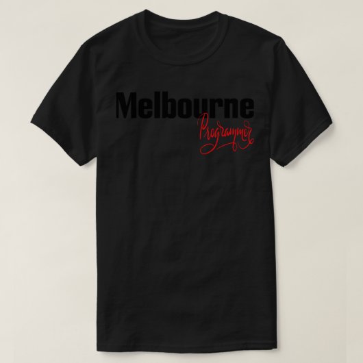 T-shirt Melbourne Programmer (Design devant)