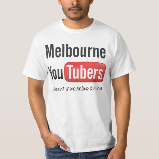 T-shirt Melbourne Youtubers (Devant)
