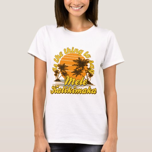 T-shirt Mele Kalikimaka (Devant)