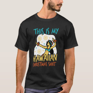 T-shirt Mele Kalikimaka C'Est Mon Noël Hawaïen