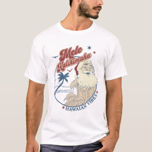 T-shirt Mele Kalikimaka Joyeux Noël à la Hawaïenne