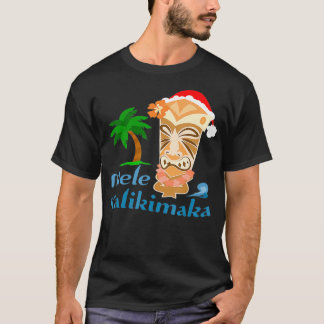 T-shirt Mele Kalikimaka Joyeux Noël Hawaïen Tiki