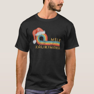 T-shirt Mele Kalikimaka Joyeux Noël Hawaii Hawaii Sh Hawai