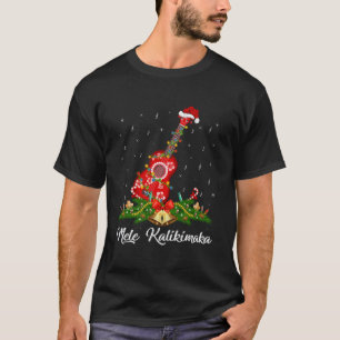 T-shirt Mele Kalikimaka Musique Hawaïenne Ukulele Guitare
