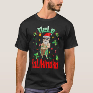 T-shirt Mele Kalikimaka Noël Père Noël Shaka Hawai