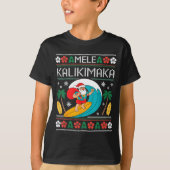 T-shirt Mele Kalikimaka Pajamas Santa Hawaii Ugly Christma (Devant)
