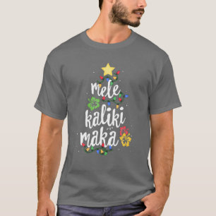 T-shirt Mele Kalikimaka Pour Femmes Hawaïennes Hawaii Chr