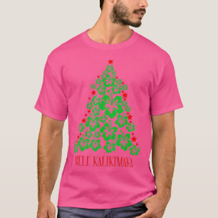 T-shirt Mele Kalikimaka Pour Femmes Hawaiienne Hawaii Chri