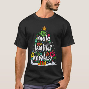 T-shirt Mele Kalikimaka Tropical Christmas Hawaiian Père N