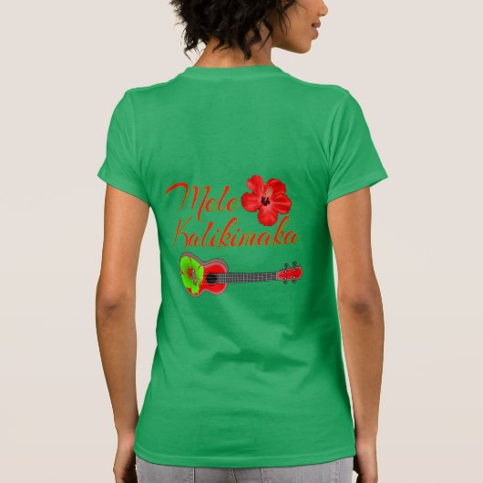 T-shirt Mele Kalikimaka Ukulele (Dos)