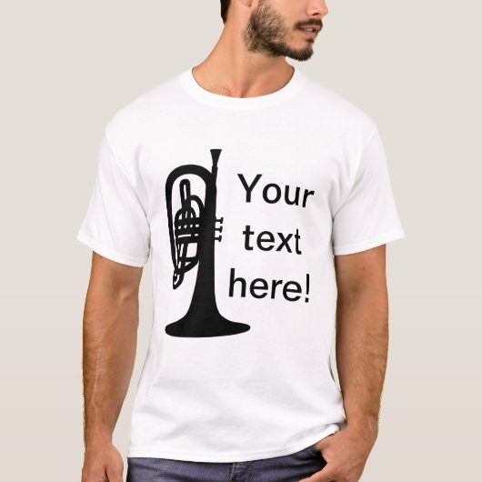 T-shirt Mellophone personnalisé (Devant)