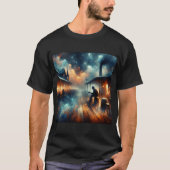 T-shirt Mélodies de minuit : Enigmatic Blues Tee (Devant)
