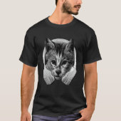 T-shirt Melomane Chat Avec Casque Audio Dj Fun Kitten Hea (Devant)