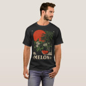 T-shirt Melon doux Fruit d'été Design Vintage (Devant entier)