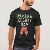 T-shirt Melon Ice Cream Day Melon Costume (Devant)