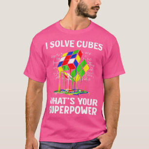 T-shirt Melting Cube Vitesse Cubing Puzzle Vintage Jeune M