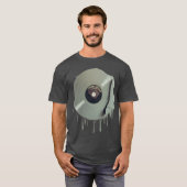 T-shirt Melting music record boy (Devant entier)