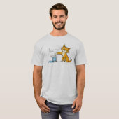 T-shirt Melvin le chat malicieux (Devant entier)