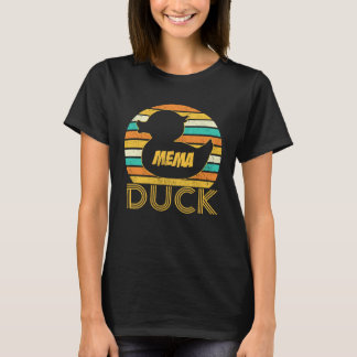 T-shirt Mema Canard Caoutchouc Canard Correspondant Famill