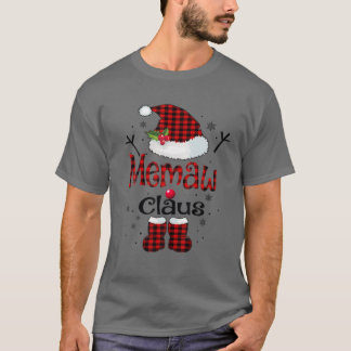 T-shirt Memaw Claus, Famille de jumelage de pyjama de Noël