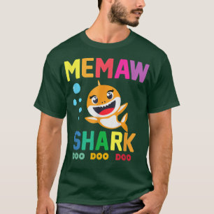 T-shirt Memaw Shark Memaw Shark Fête des mères de famille